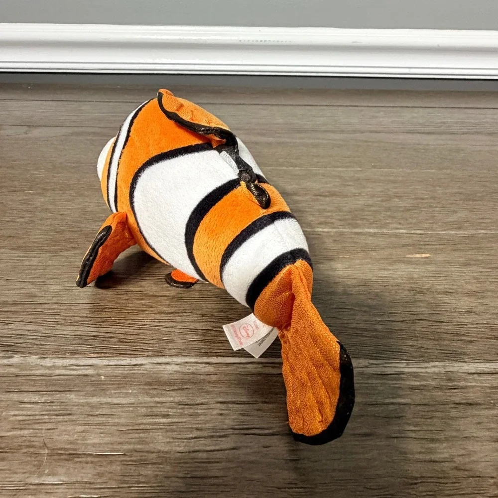 Ty Sparkle Disney Pixar Nemo Plush Finding Nemo Clownfish Stuffed Animal 8‎ inch